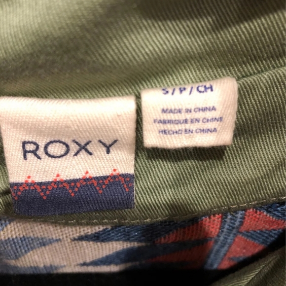 Roxy army green jacket - Picture 2 of 3